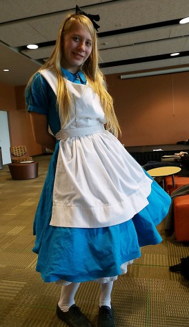 COD Student Katya Pospisil as Alice from Alice in Wonderland