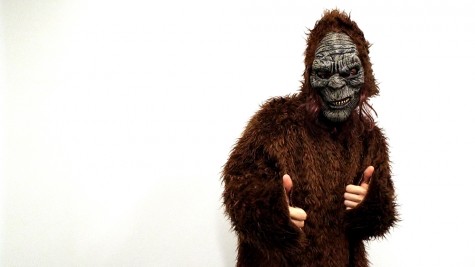 Courier’s Photo Editor Lucas Koprowski Dressed as a Sasquatch