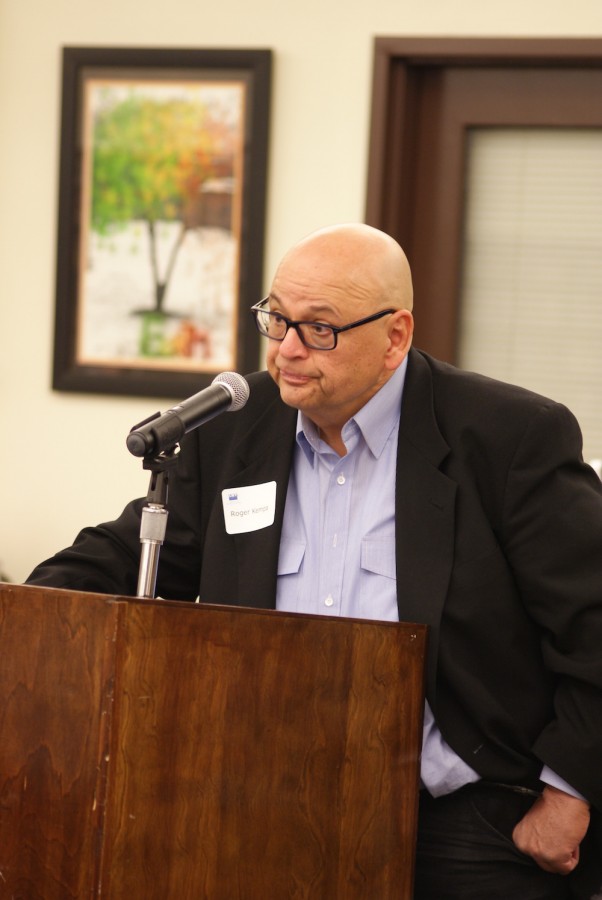 Board candidate Roger Kempa at a March 24 forum.