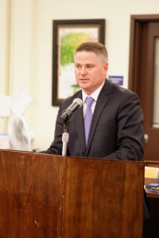 Board candidate Matt Gambs at a March 24 forum.