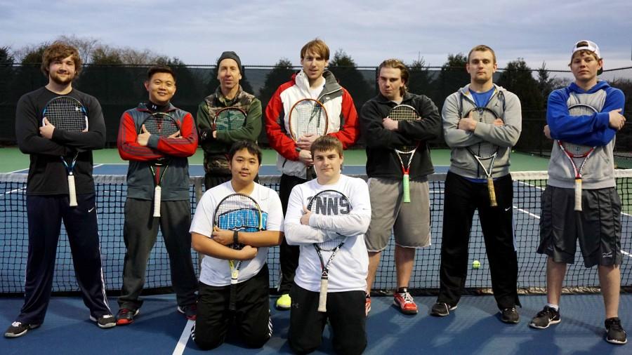 The Chaparral Men's Tennis Team as of March 19. 