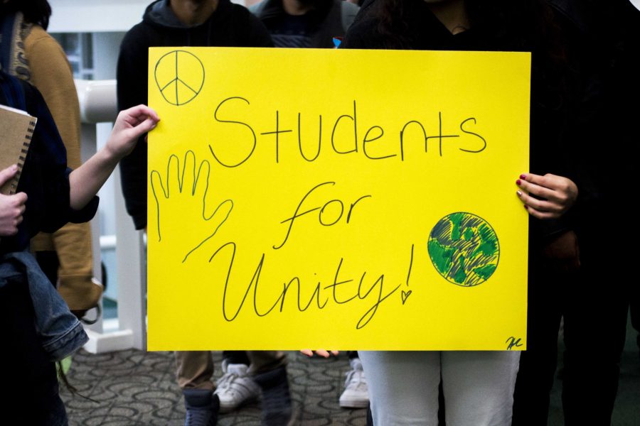 Louder than words: Honors students organize silent walk to unify community