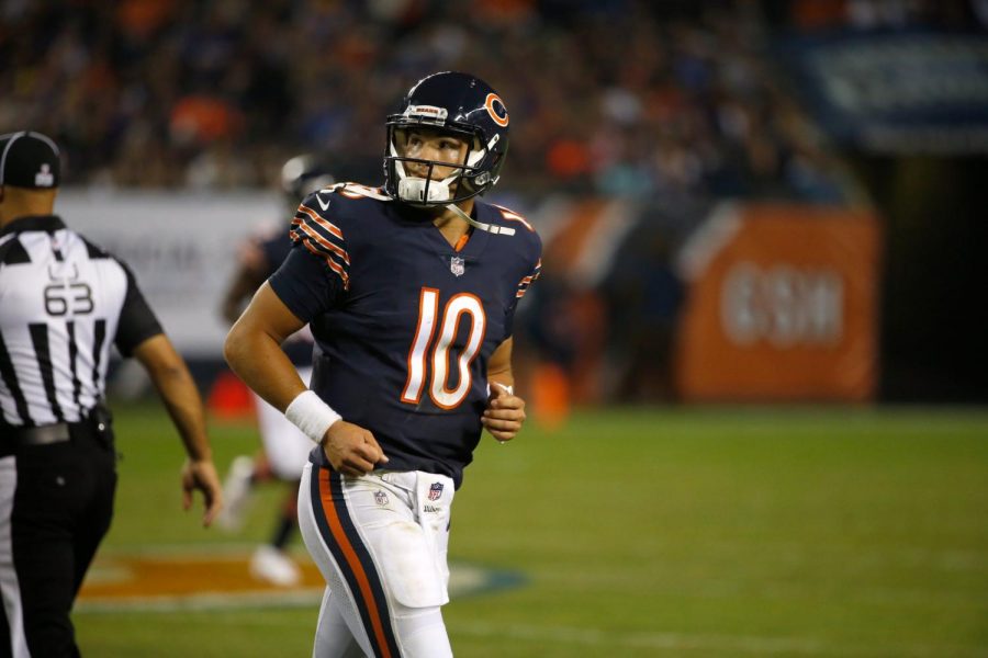 Trubisky Plagued by Offensive Inconsistency in First Start