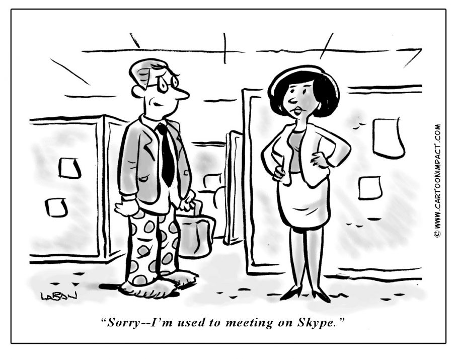 skype cartoon