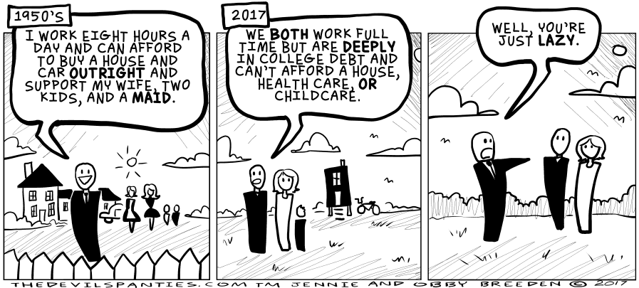 Comic: The new work ethic