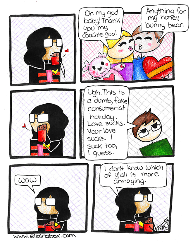 Comic: Two types of Valentines Day people