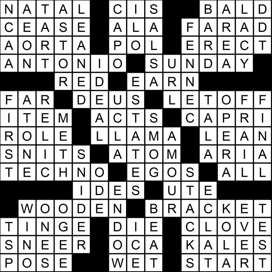 Solutions for Feb. 28 March Madness crossword