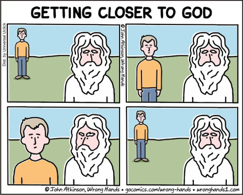 Comic: How not to get closer to God