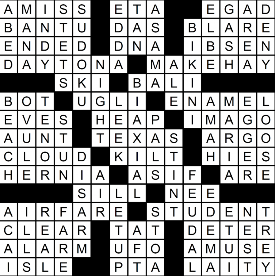 March 7 crossword solutions