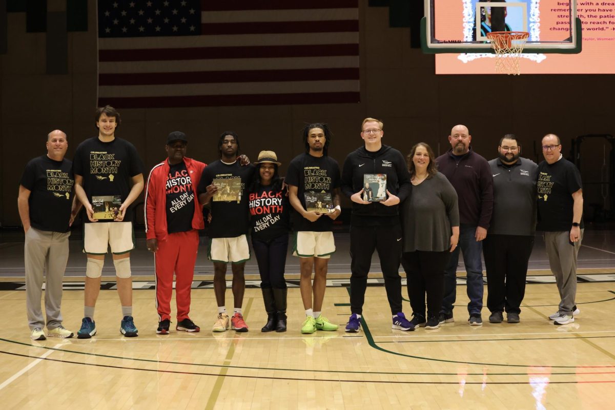 Mens basketball celebrated their sophomores athletic careers at COD prior to their game against SSC.