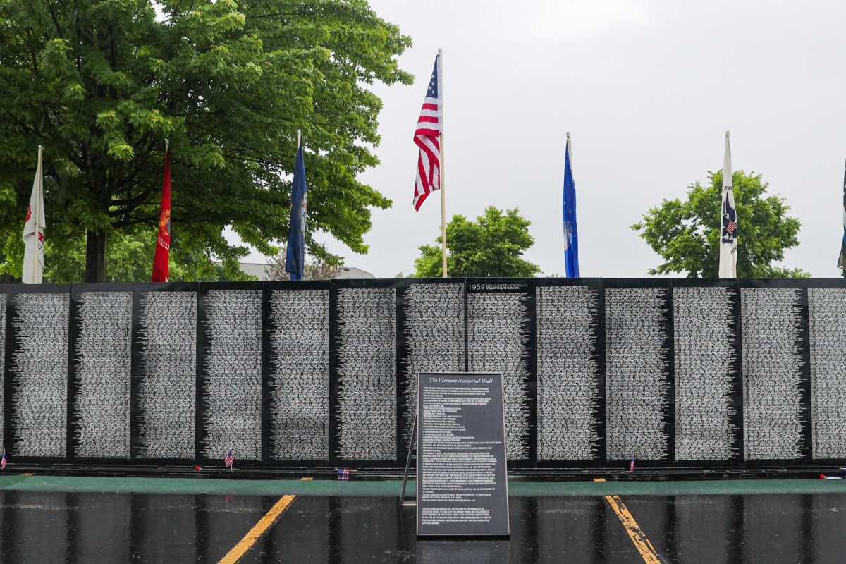 The College of DuPage holds the Vietnam Traveling Memorial Wall.