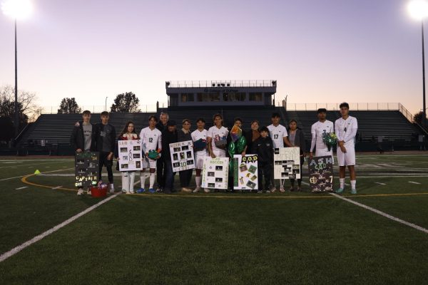 Sam Glogovsky, Alexin Hernandez, Emiliano Lagunas, Erwin Morales, Sam Negus, and Ash Raj celebrate sophomore night.