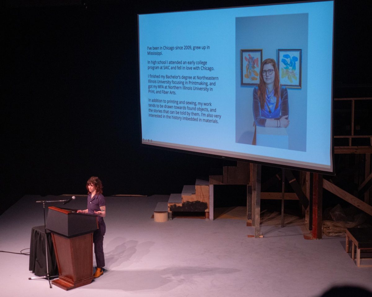 Millicent Kennedy presents at the MAC Playhouse Theatre. 