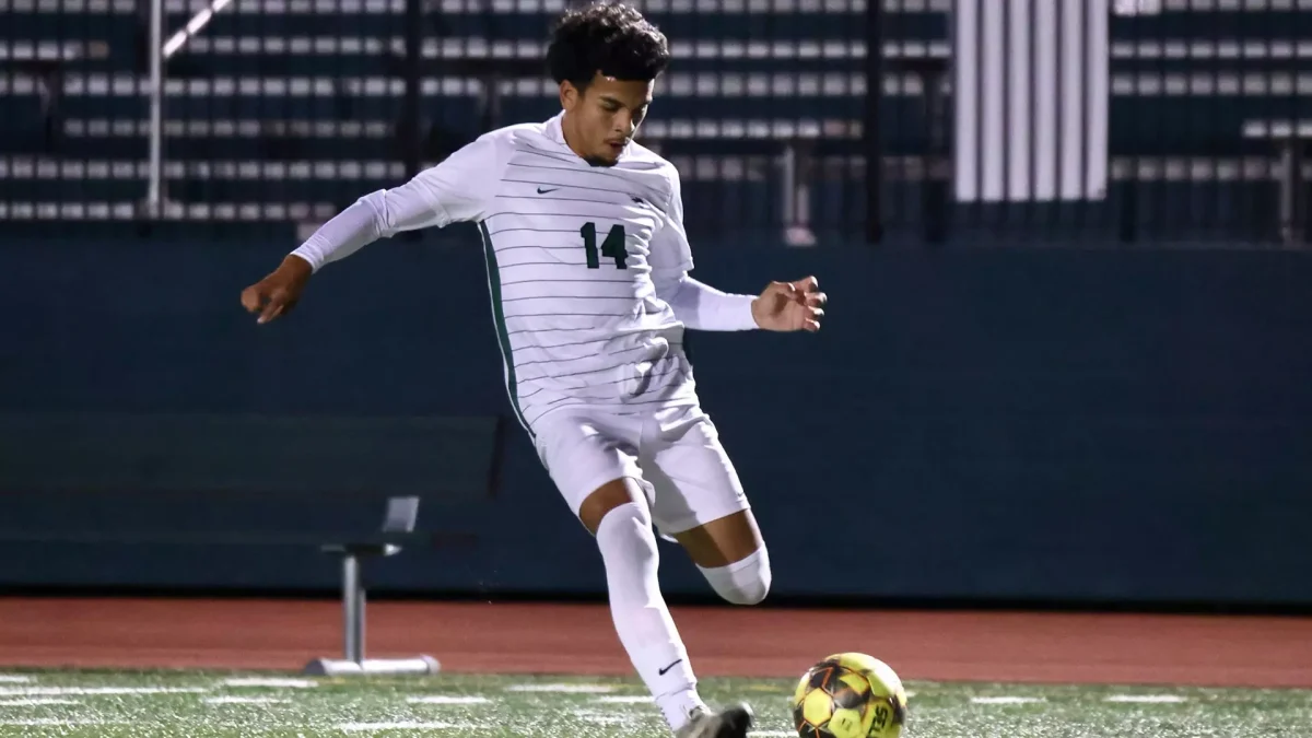 Luis Gutierrez prepares to send a pass to a teammate.