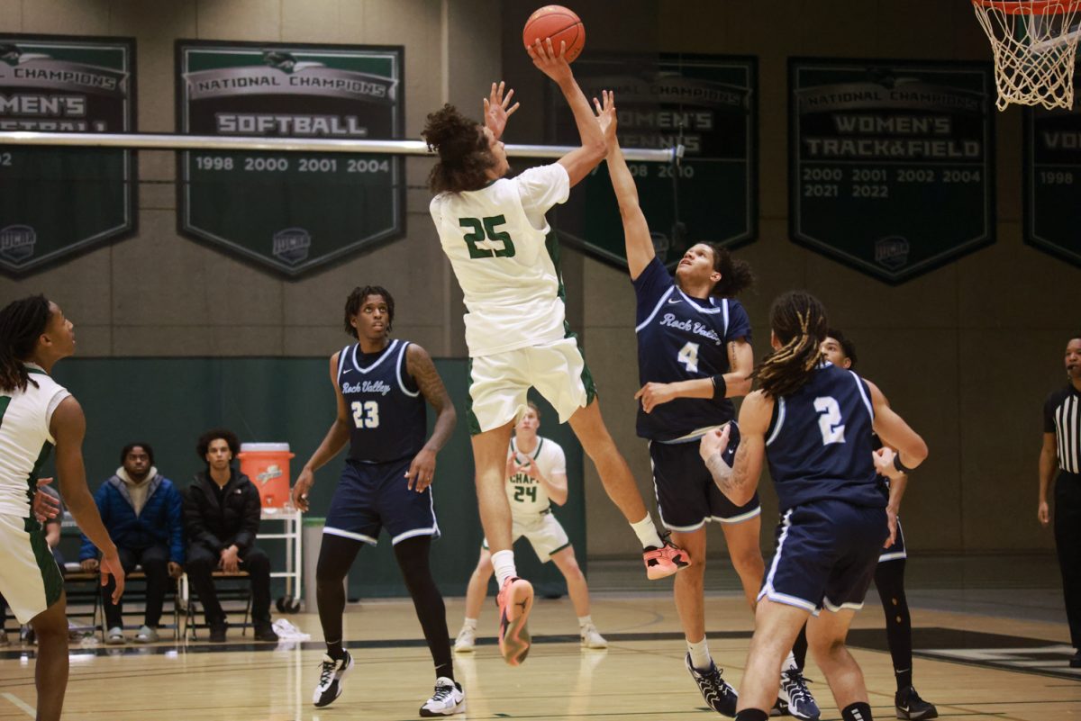 Chaps Men's Basketball Claim Win Over Rock Valley in OT