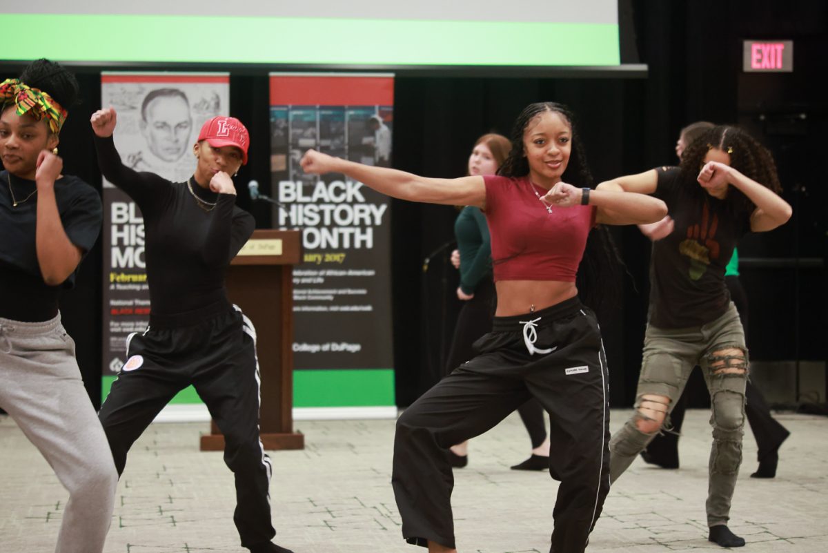 COD dance performs in the Black History Month opening ceremony.