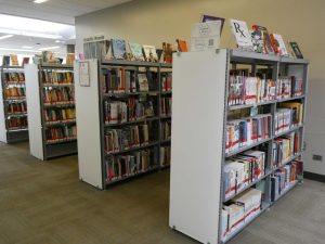 COD's manga and graphic novel section, located on the third floor of the library. 