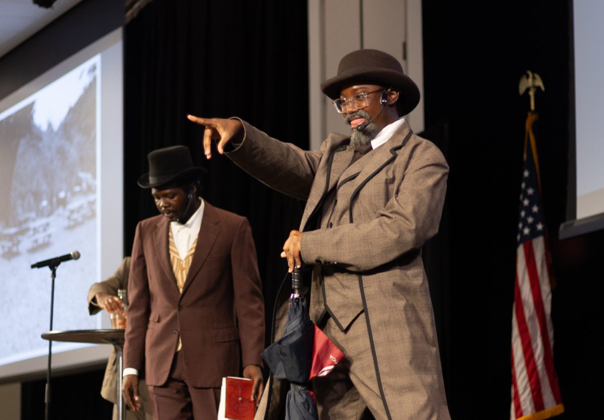 Performers on stage in SRC 2000 during COD's Juneteenth celebration on June 18.
