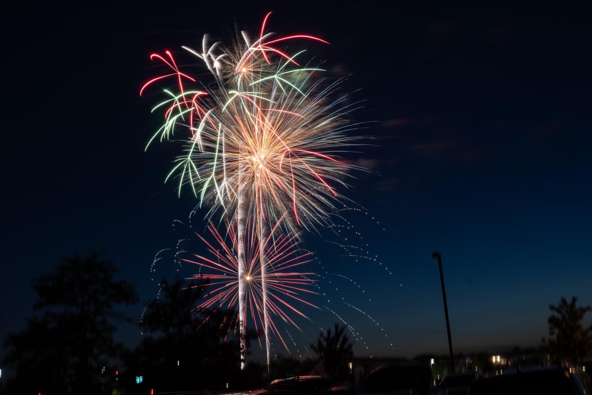 Fireworks show.