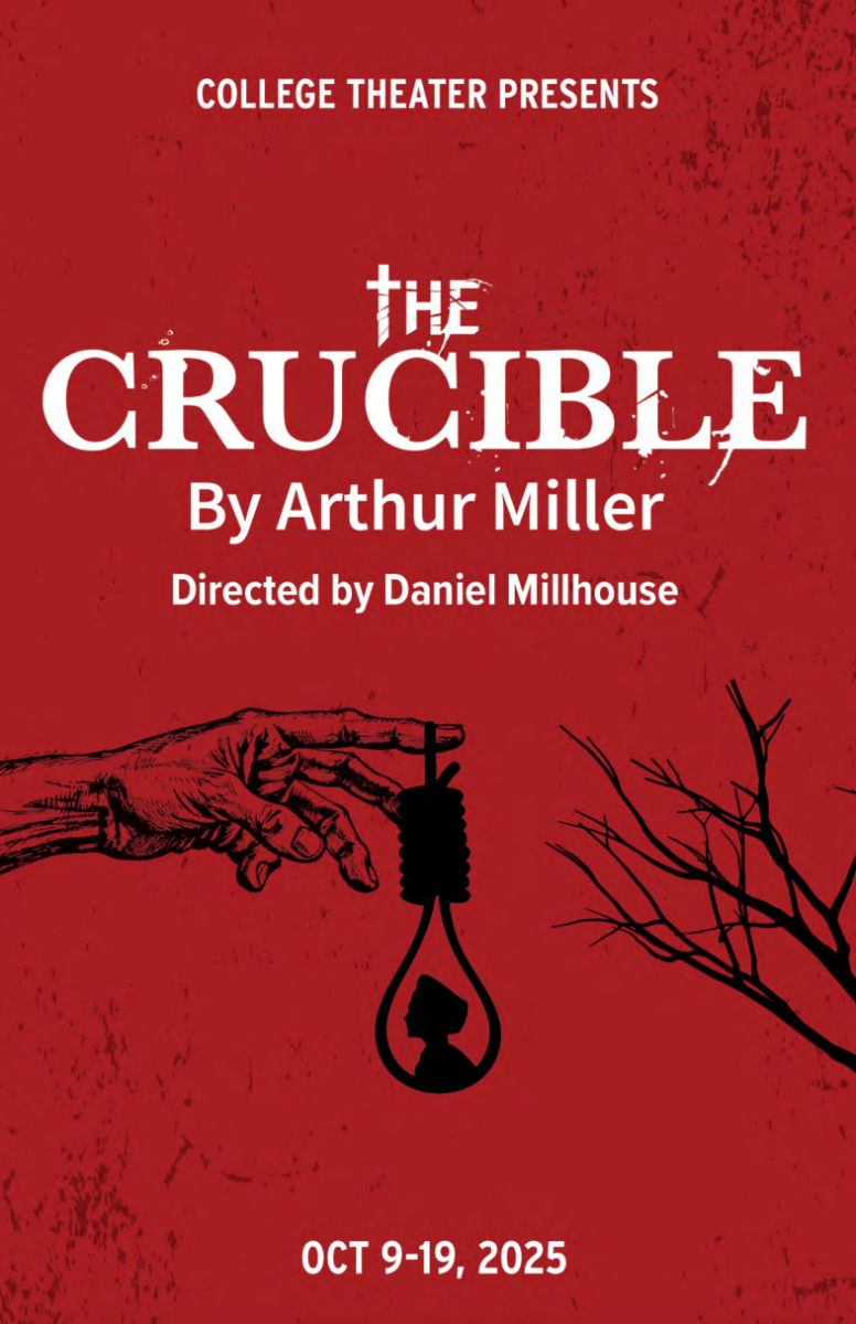 College Theater's "The Crucible" program cover.