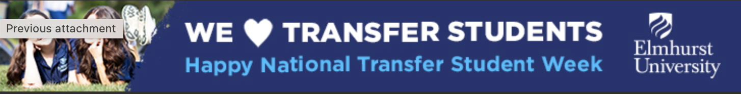 Elmhurst transfer week