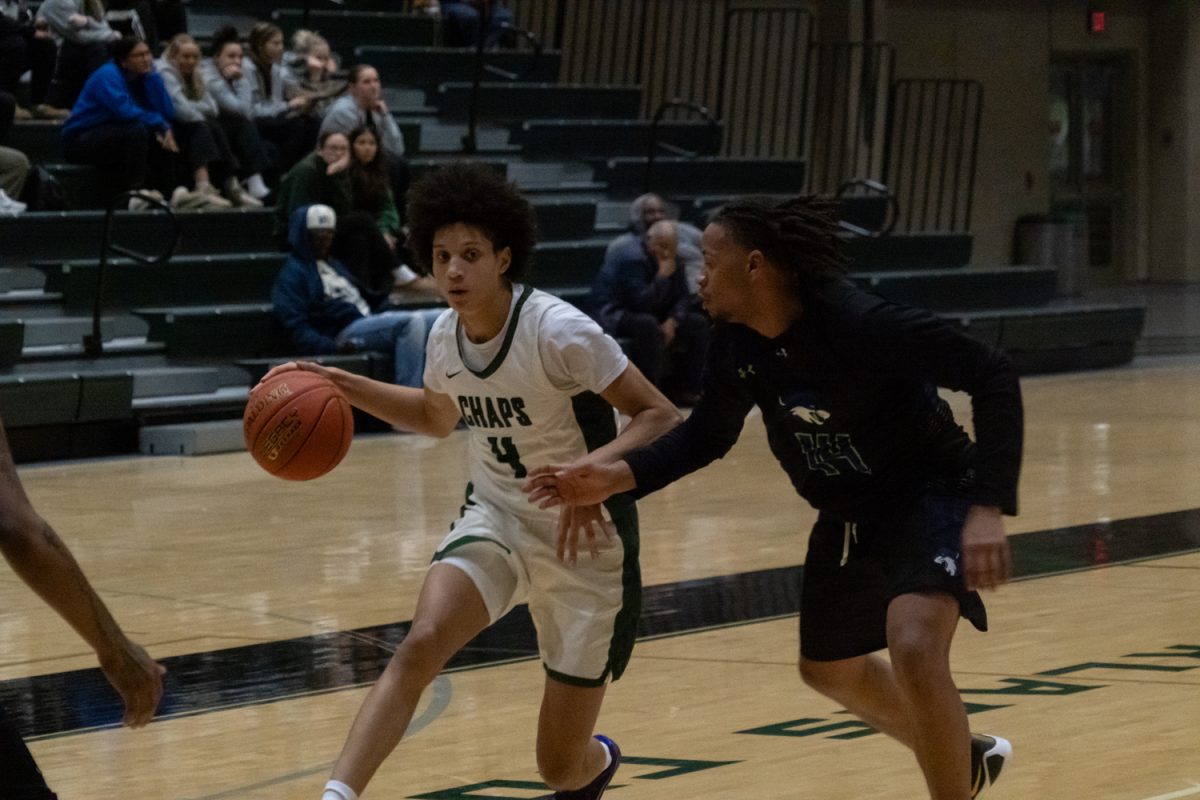 Number 4, Kaden McGee, with the ball on offense. 
