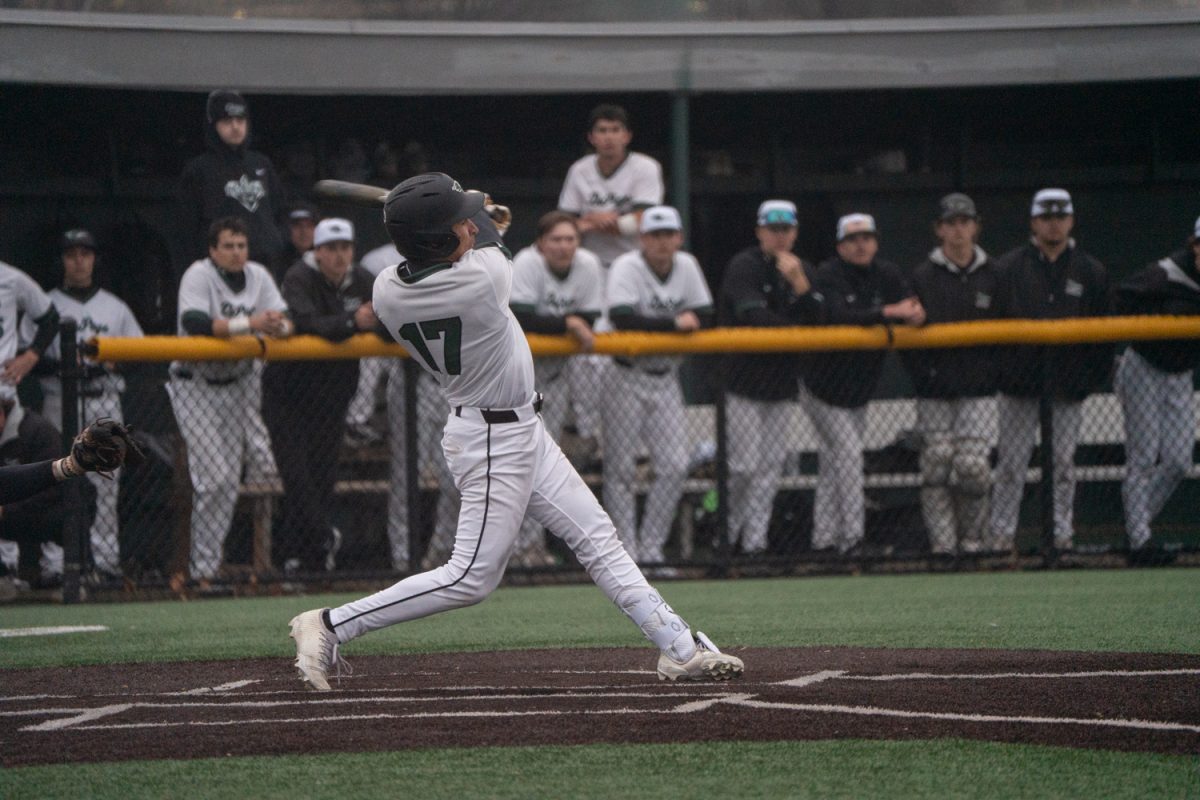 Number 17, Wilson Terrutty swinging.