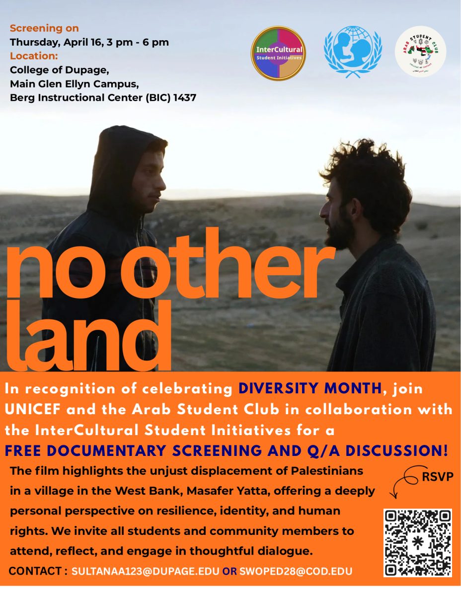 Humanizing Conflict: UNICEF brings "No Other Land" to College of DuPage