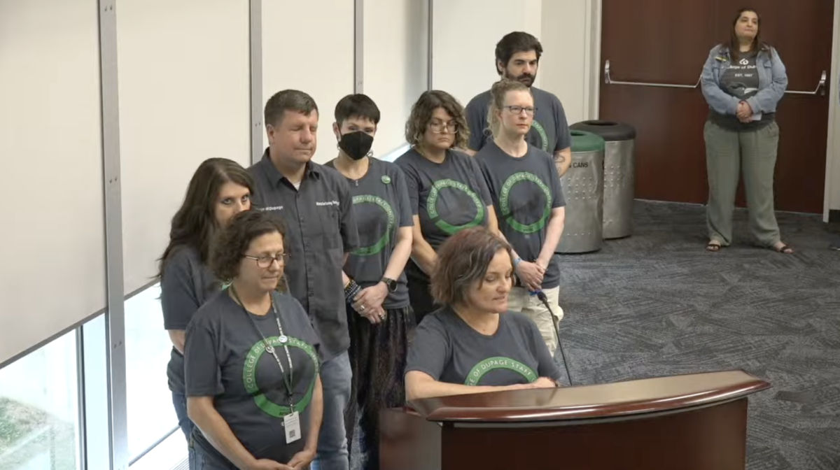 Photo from College of DuPage YouTube channel